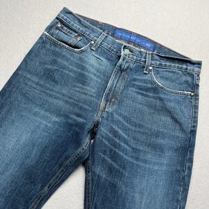 Levi's 527 Low Bootcut Jeans Blue Medium Wash Denim 34x34 Vintage Y2K Mens